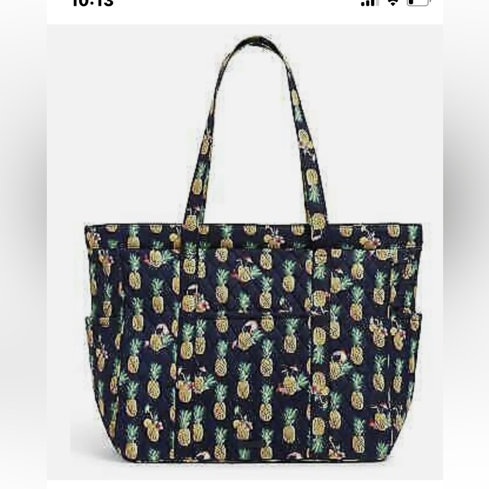 Vera Bradley Get Going Tote Toucan Party